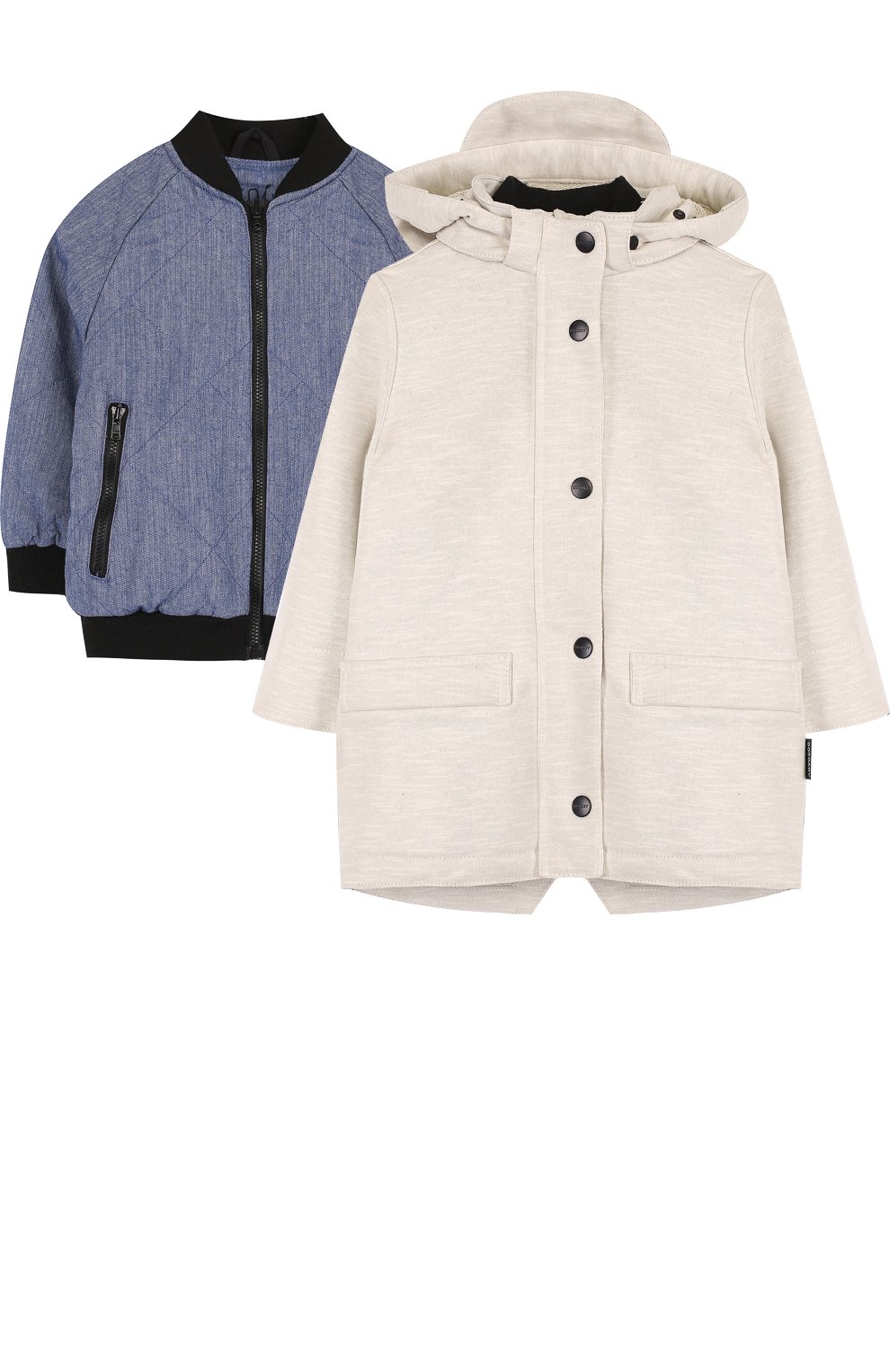 Комплект из дождевика с капюшоном и текстильного бомбера GOSOAKY, арт. 181.101.247/C0ATED SWEAT, фото 1