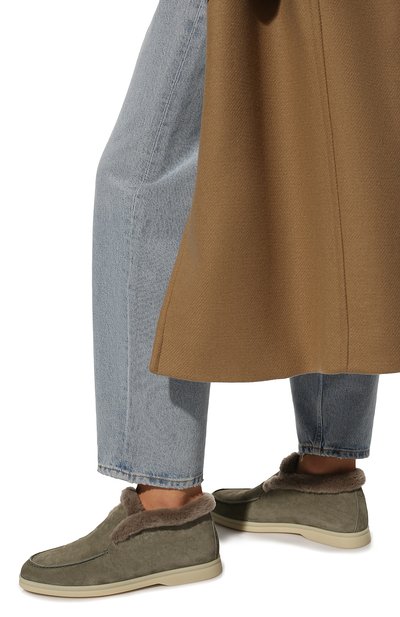 Замшевые ботинки open walk LORO PIANA, арт. FAG3602, фото 3