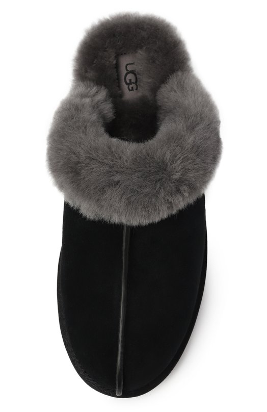 Замшевые сабо Scuffette II UGG 1106872 Чёрный  1106872 Фото 6