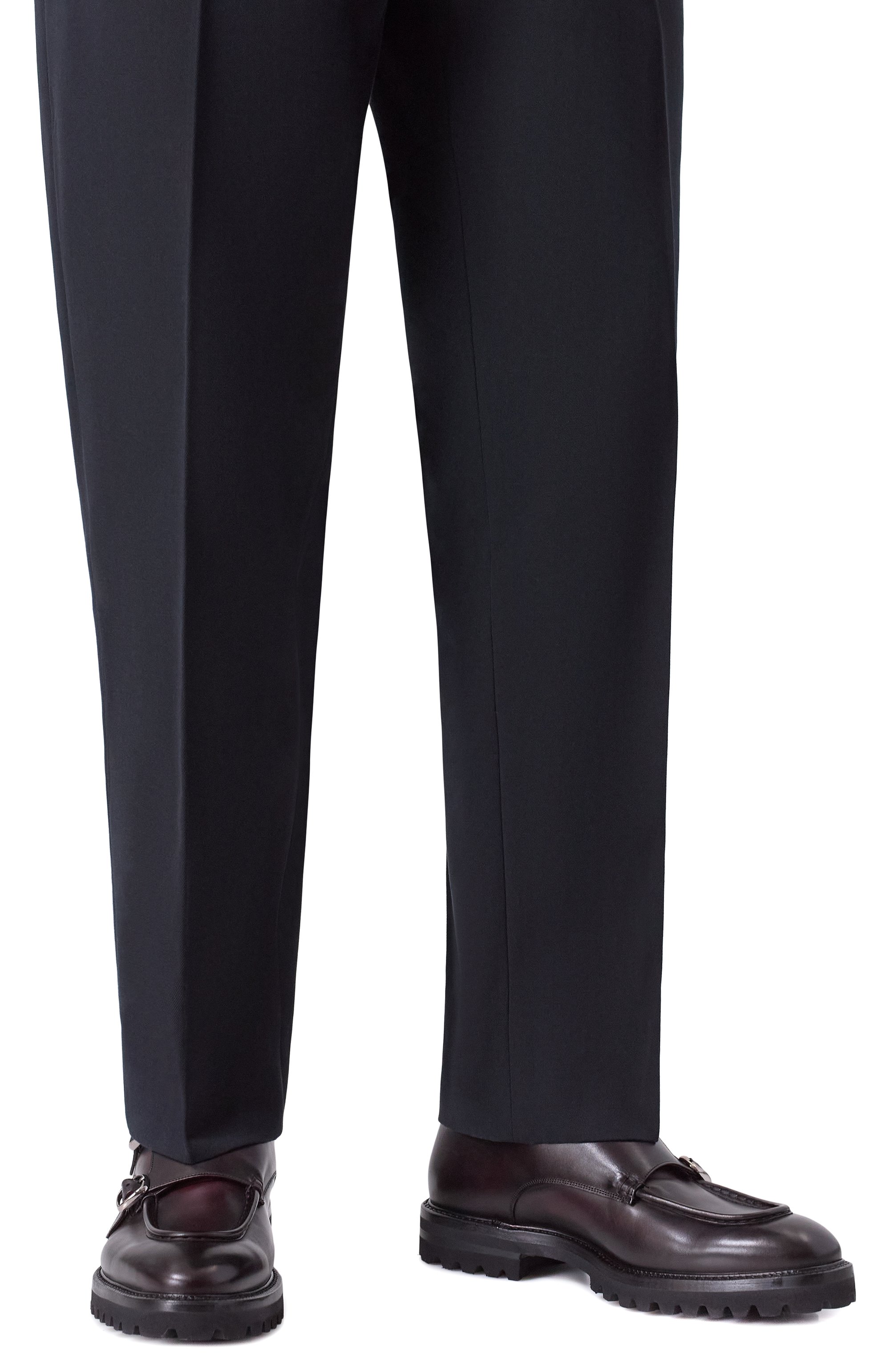 Кожаные монки W.GIBBS темно-бордового цвета по цене 67750 руб., арт. 7260005/B0X ANTIC W00LEN, фото 3 Кожаные монки W.GIBBS, арт. 7260005/B0X ANTIC W00LEN, фото 3