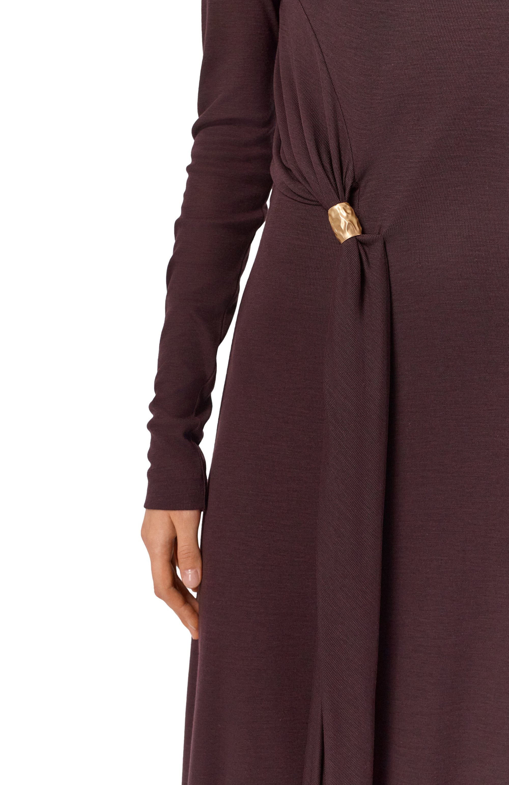 Платье из лиоцелла и кашемира BOSS, арт. 50550731, фото 4