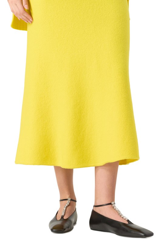 Кожаные балетки Jil Sander J15WZ0021/P4864 Чёрный  J15WZ0021/P4864 Фото 3