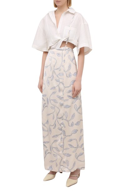 Юбка из вискозы JACQUEMUS, арт. 211SK02/104323, фото 3