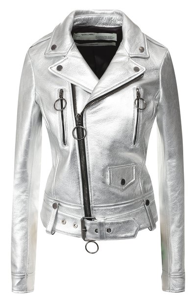 Женская кожаная куртка OFF-WHITE, арт. 0WJG002E19B440839191