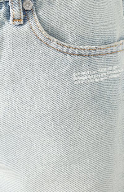 Джинсовые шорты OFF-WHITE, арт. 0WYC002R207730687100, фото 5