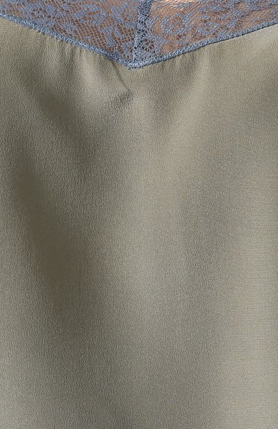 Шелковый топ ZADIG AND VOLTAIRE хаки цвета по цене 11100 руб., арт. SHCP0703F, фото 5 Шелковый топ ZADIG AND VOLTAIRE, арт. SHCP0703F, фото 5