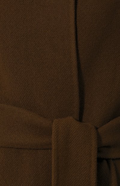 Пальто из смеси шерсти и кашемира THE ROW хаки цвета по цене 457000 руб., арт. 4568W1439, фото 5 Пальто из смеси шерсти и кашемира THE ROW, арт. 4568W1439, фото 5