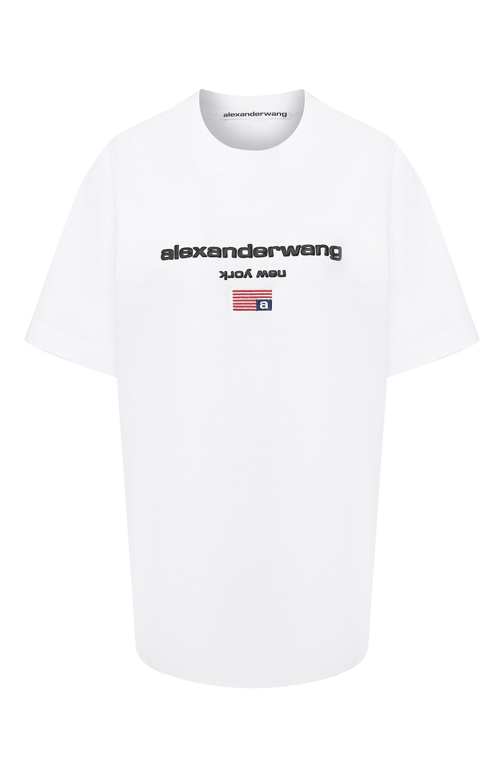 Хлопковая футболка ALEXANDER WANG, арт. 1CC1201344, фото 1