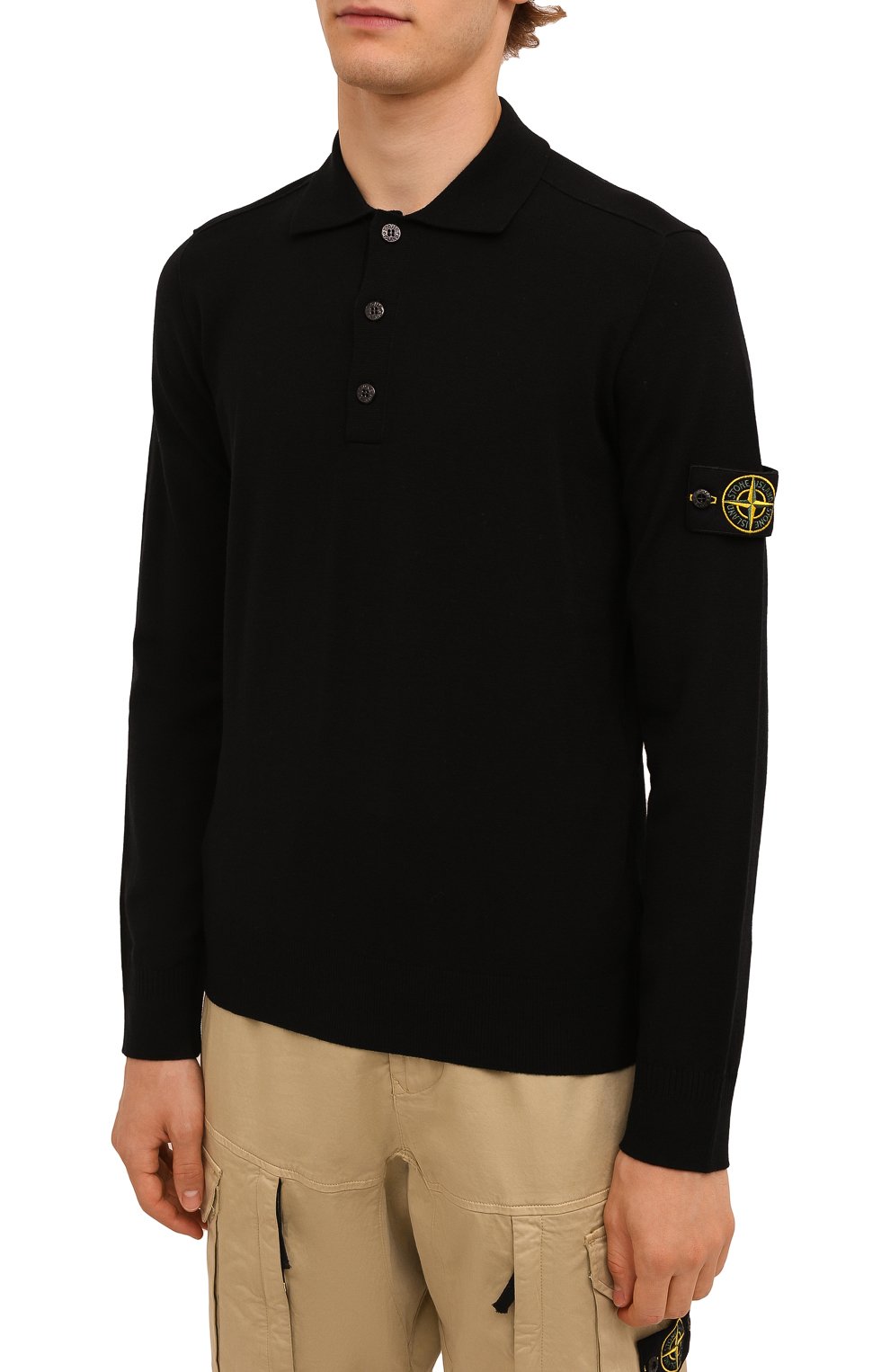 Шерстяное поло STONE ISLAND, арт. 7515512A1, фото 3