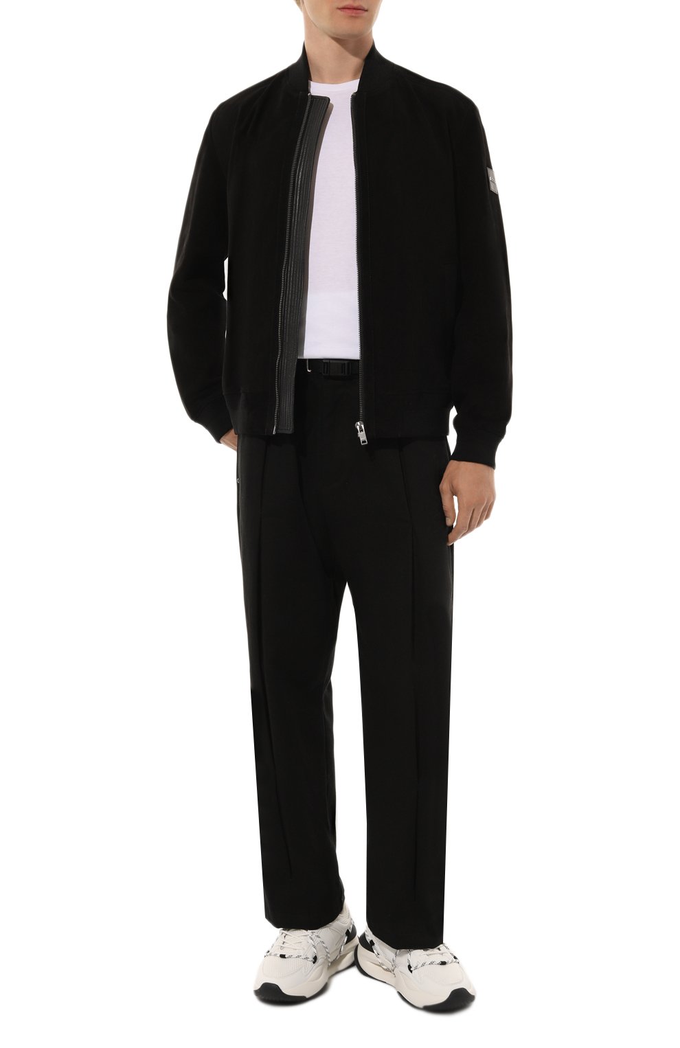 Текстильные кроссовки DIRK BIKKEMBERGS белого цвета по цене 16400 руб., арт. 25116/CP/A, фото 2 Текстильные кроссовки DIRK BIKKEMBERGS, арт. 25116/CP/A, фото 2