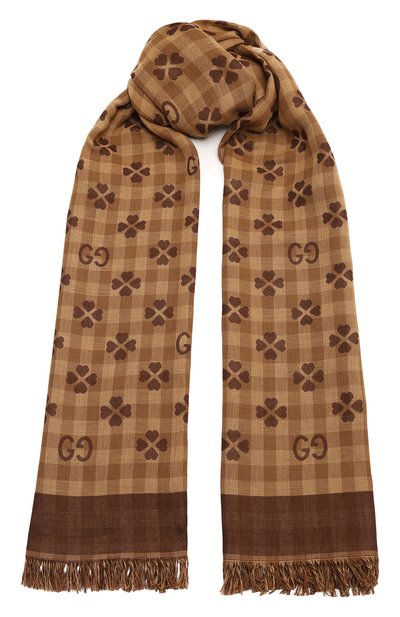 Хлопковый шарф GUCCI, арт. 662446 4G114, фото 1