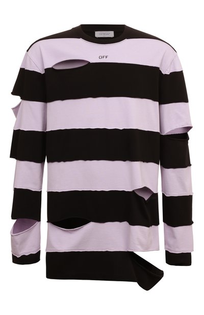 Хлопковый лонгслив OFF-WHITE, арт. 0MAB096W24JER001, фото 1