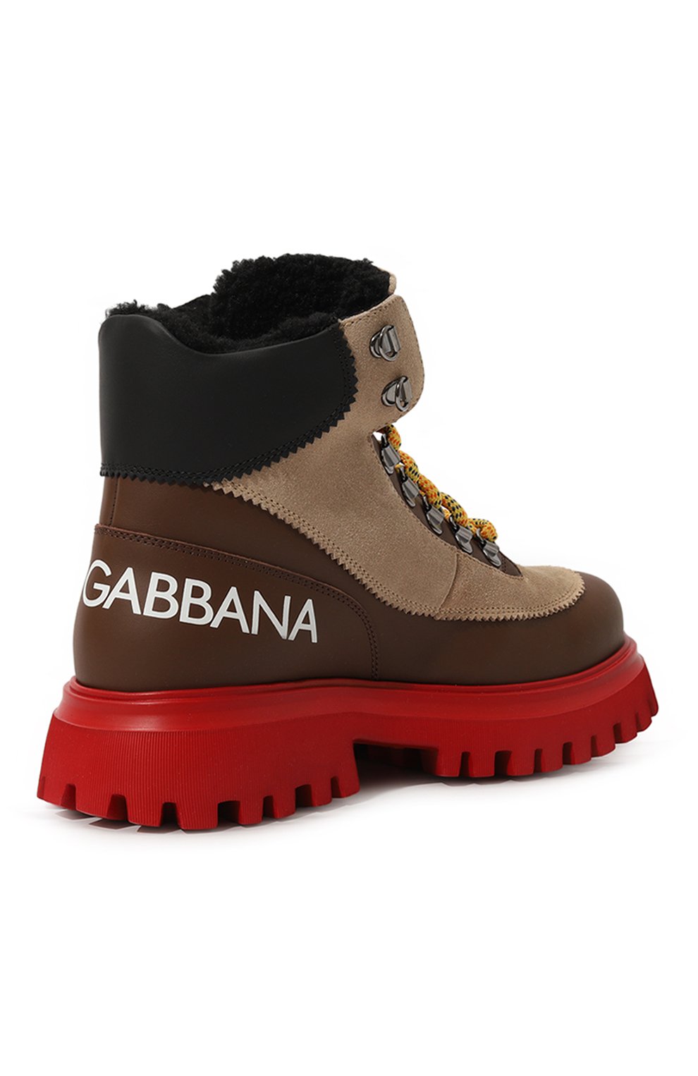 Кожаные ботинки DOLCE & GABBANA, арт. DA5177/A3C01/37-39, фото 3