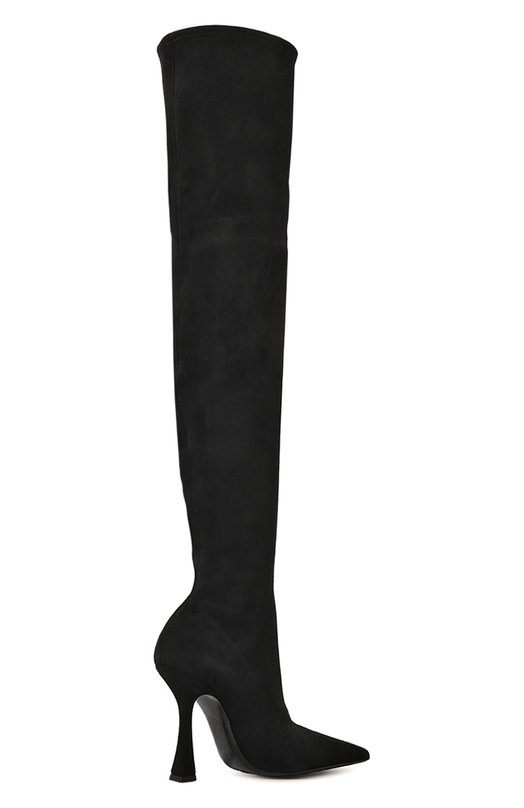 Текстильные ботфорты Casadei 1T044W1001ARCEU9000 Чёрный  1T044W1001ARCEU9000 Фото 5