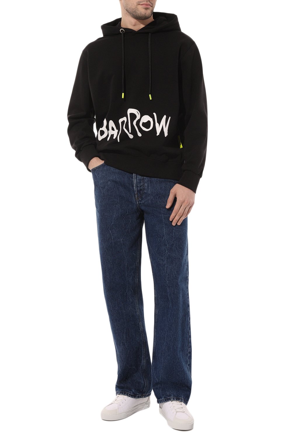 Хлопковое худи BARROW, арт. 034087, фото 2