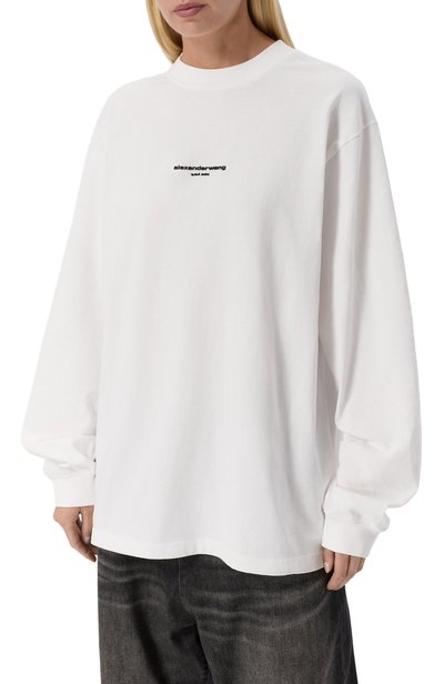 Хлопковый лонгслив ALEXANDER WANG, арт. UCC3261908, фото 3