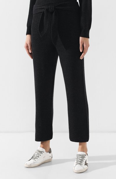 Брюки из смеси шерсти и вискозы с кашемиром NANUSHKA, арт. TIGRE_CHARC0AL_CASHMERE BLEND RIB CASHMERE BLEND R, фото 3