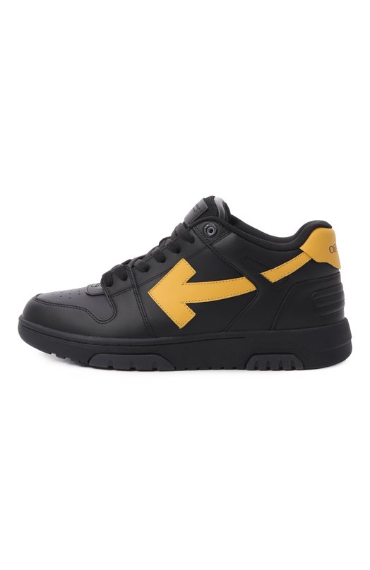 Кожаные кеды Out of Office Off-White 0MIA189S26LEA001 Чёрный  0MIA189S26LEA001 Фото 3