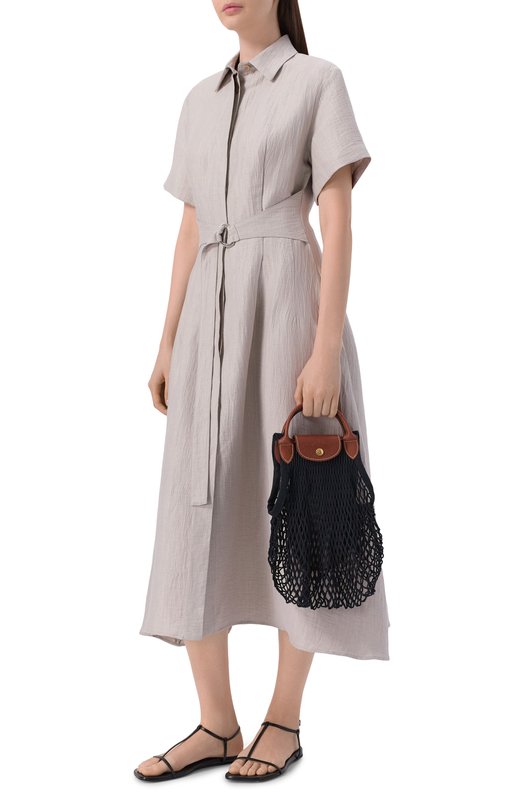 Сумка Le Pliage Filet Mesh large Longchamp 10121HVH/HVH Чёрный  10121HVH/HVH Фото 3