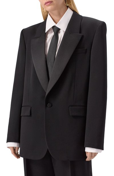 Шерстяной жакет SAINT LAURENT, арт. 818718/Y7E63, фото 3