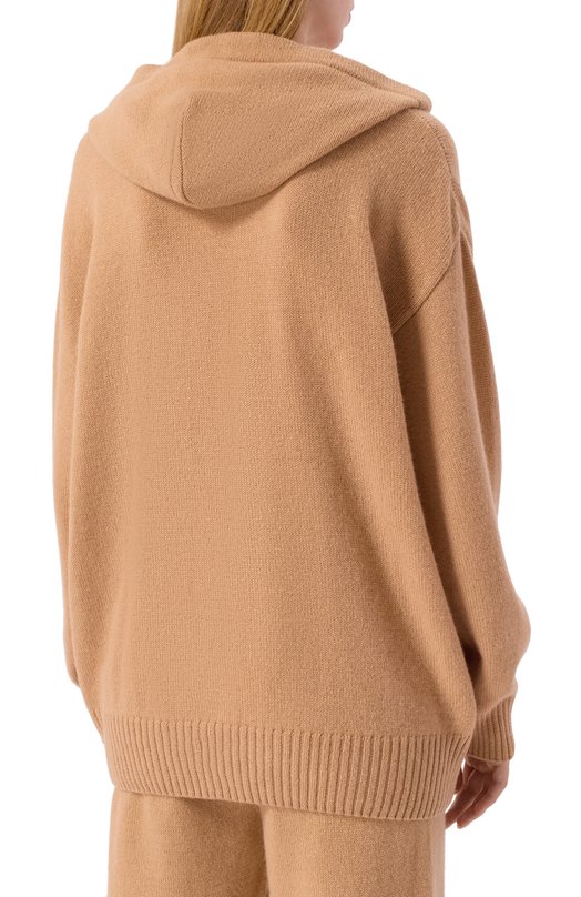 Худи из шерсти и кашемира MSGM 3541MDM272/237787 Бежевый  3541MDM272/237787 Фото 4
