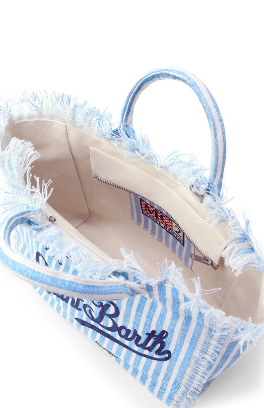 Сумка-тоут Colette MC2 Saint Barth STBA C0LETTE LINEN/01466H Голубой  STBA C0LETTE LINEN/01466H Фото 5