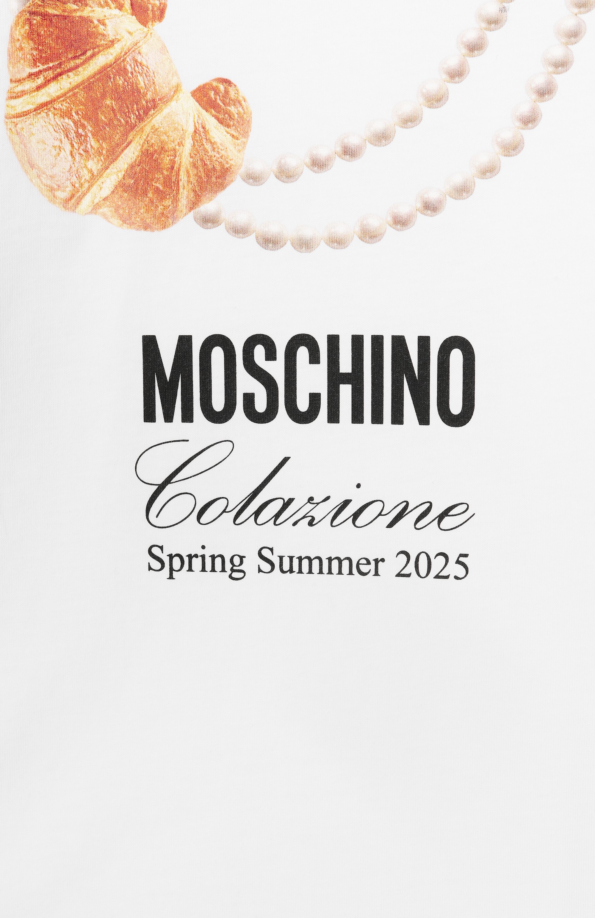 Хлопковая футболка MOSCHINO, арт. HIM060/LAA02/4-8, фото 3