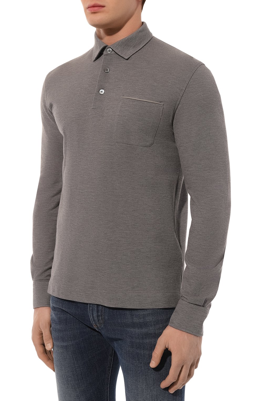 Хлопковое поло ZEGNA, арт. UD392A7/D757, фото 3