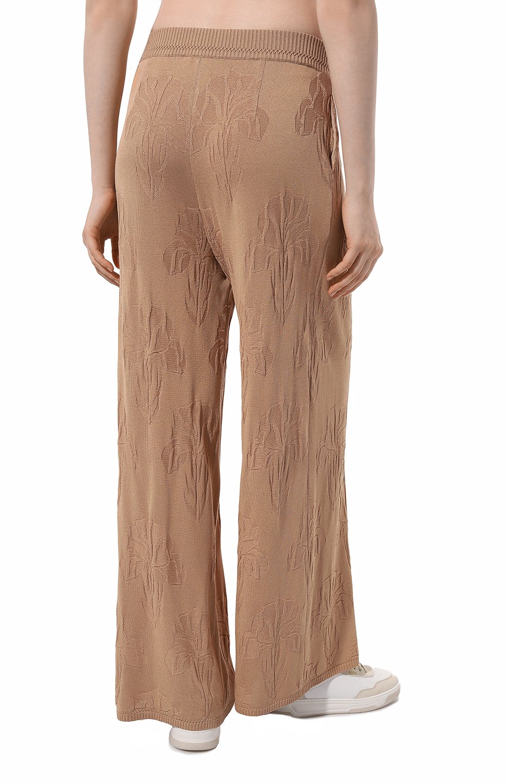 Брюки из шелка и вискозы FREEAGE бежевого цвета по цене 65000 руб., арт. S24.PT104.6070.102, фото 4 Брюки из шелка и вискозы FREEAGE, арт. S24.PT104.6070.102, фото 4