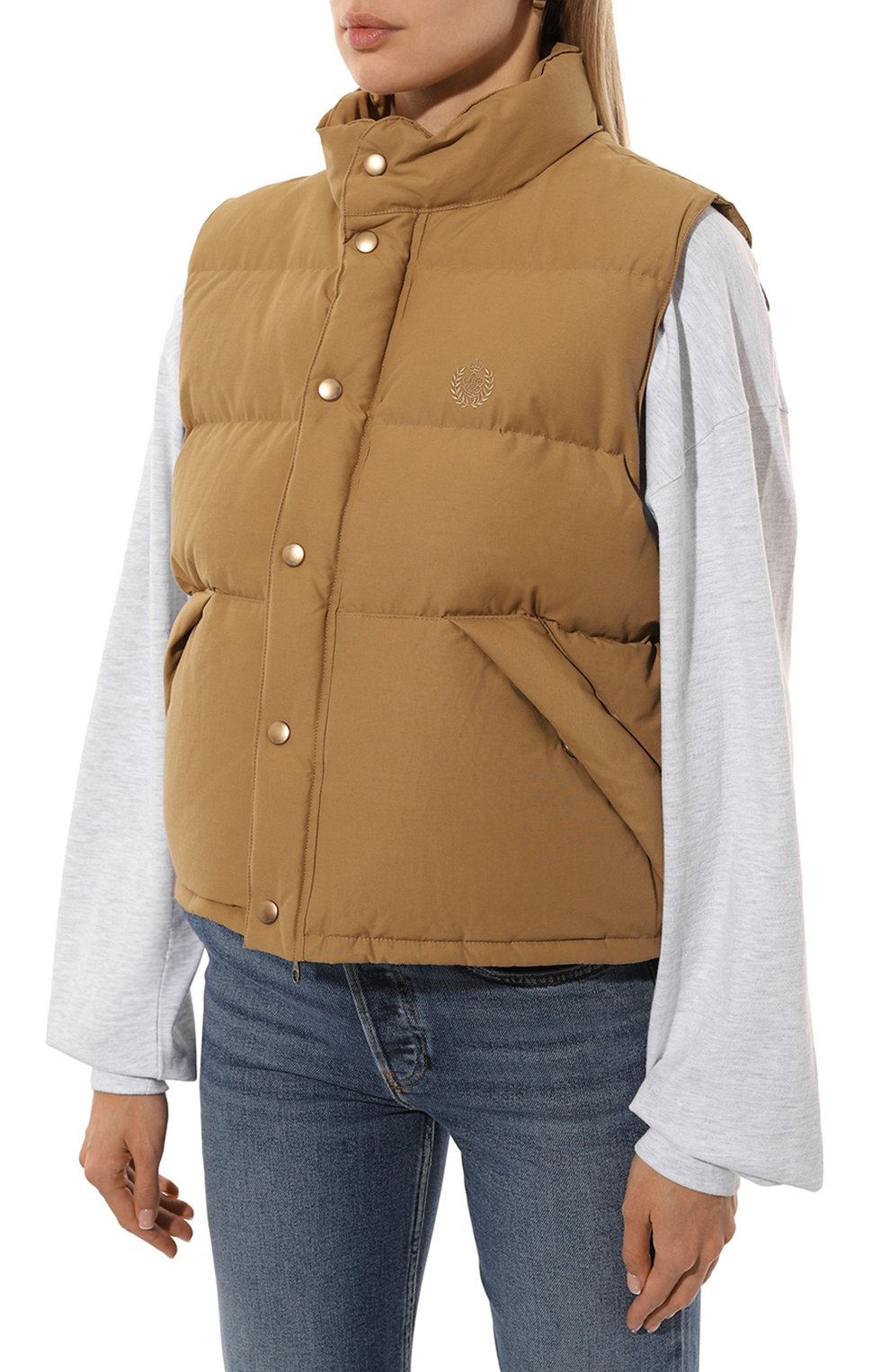 Пуховый жилет DUNST бежевого цвета по цене 29200 руб., арт. UDVE4D134CM, фото 3 Пуховый жилет DUNST, арт. UDVE4D134CM, фото 3