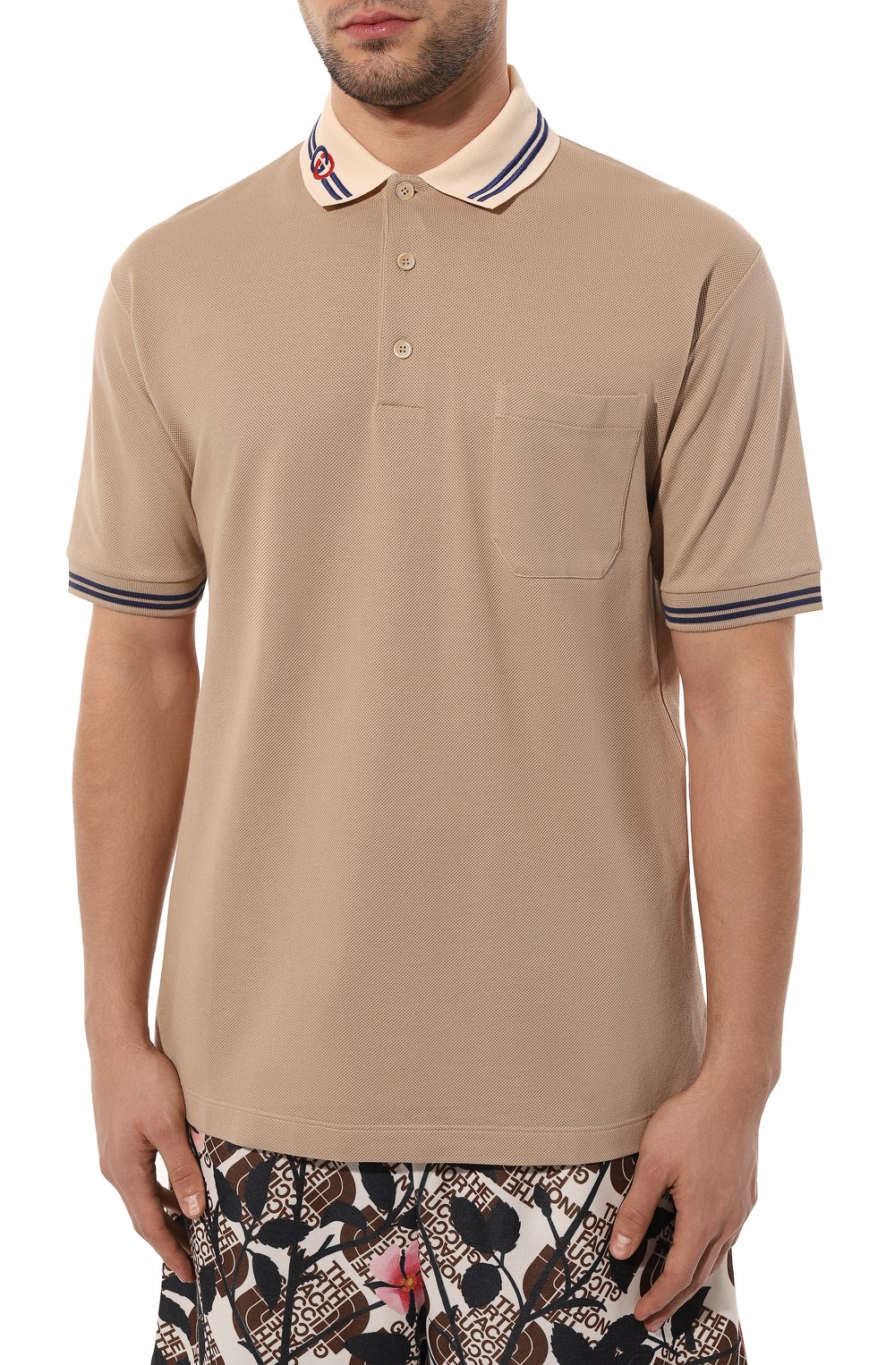 Хлопковое поло GUCCI, арт. 658067 XJDI2, фото 3