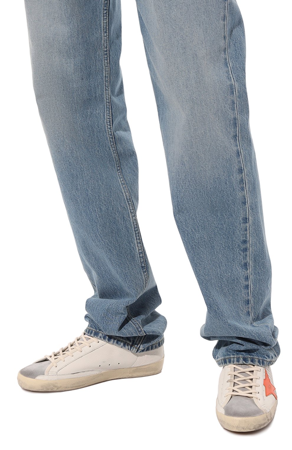 Кожаные кеды superstar GOLDEN GOOSE DELUXE BRAND, арт. GMF00101.F004804, фото 3