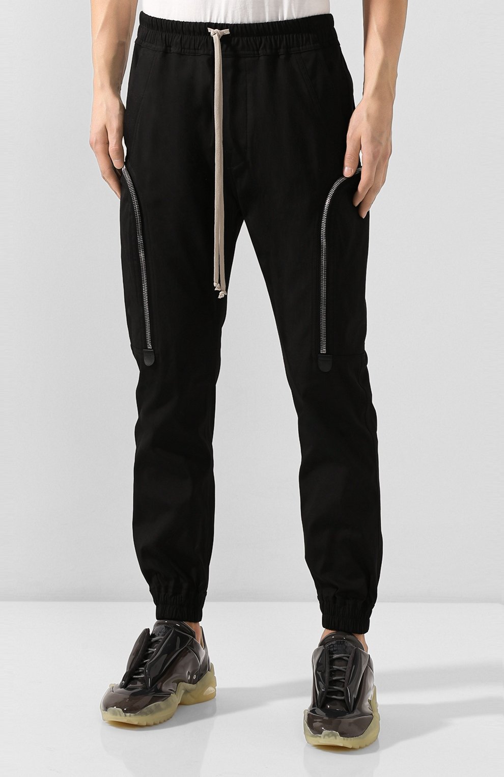 Хлопковые джоггеры RICK OWENS, арт. RU20S7396/TE, фото 3