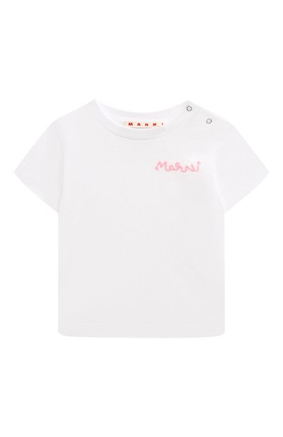 Хлопковая футболка MARNI, арт. M01139/M00HZ