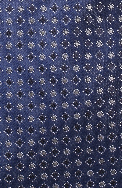 Шелковый галстук CANALI темно-синего цвета по цене 9575 руб., арт. 18/HJ02700, фото 3 Шелковый галстук CANALI, арт. 18/HJ02700, фото 3