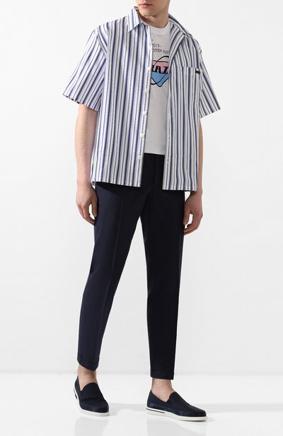 Текстильные слипоны PRADA, арт. 4D3488-71L-F0Q8A, фото 2