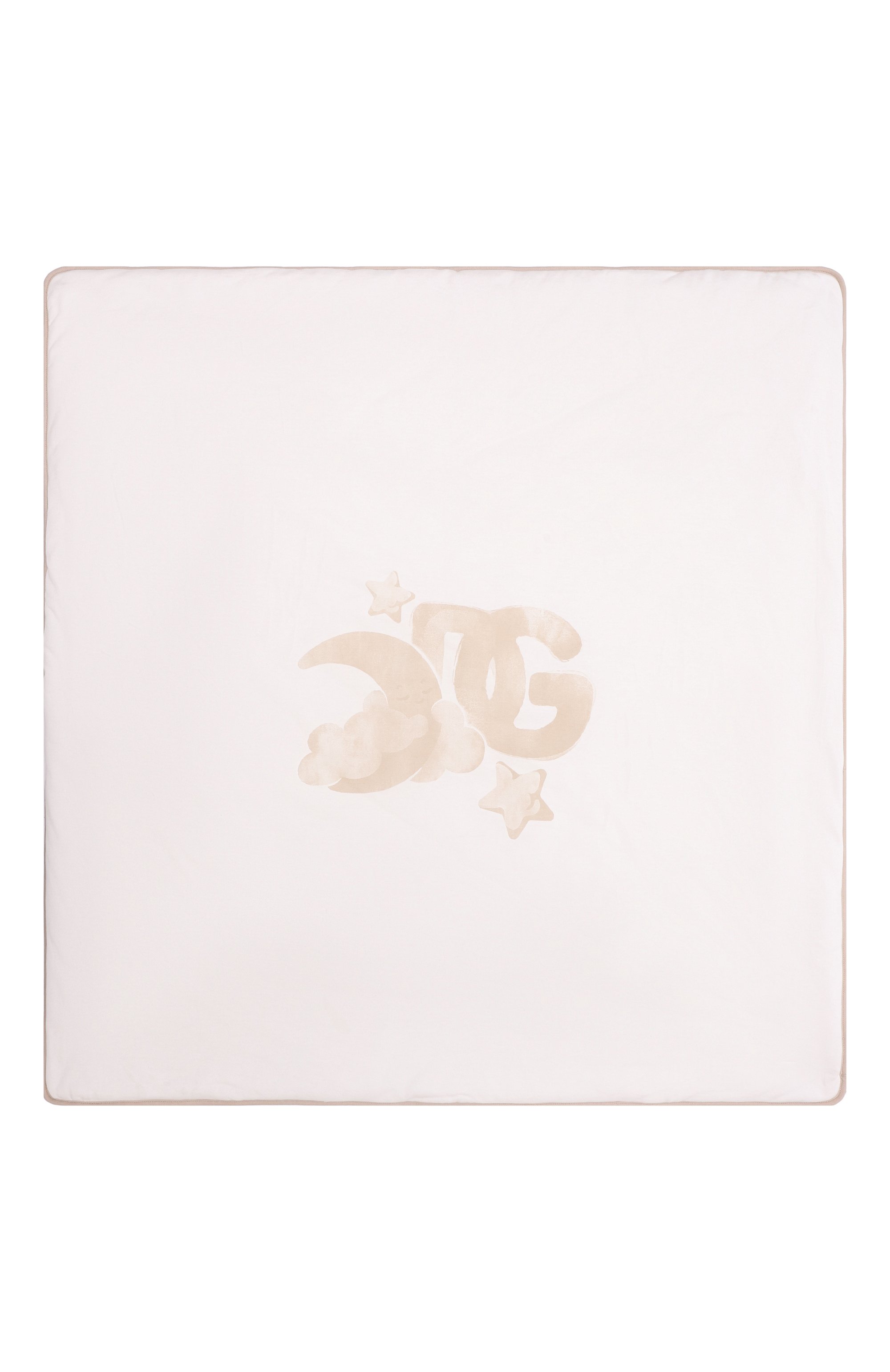 Хлопковое одеяло DOLCE & GABBANA кремового цвета по цене 29950 руб., арт. LNJA88/G7010, фото 3 Хлопковое одеяло DOLCE & GABBANA, арт. LNJA88/G7010, фото 3