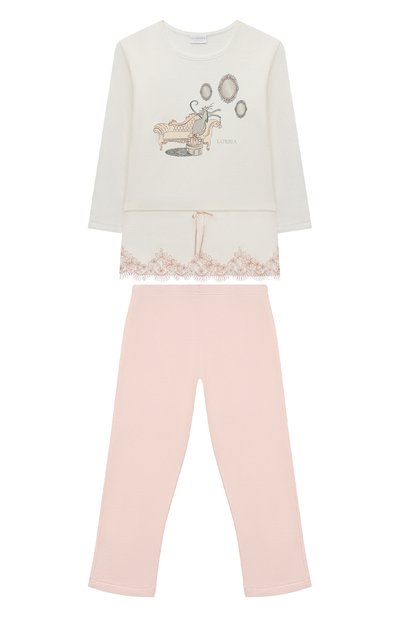 Хлопковая пижама LA PERLA, арт. 54931/2A-6A, фото 1