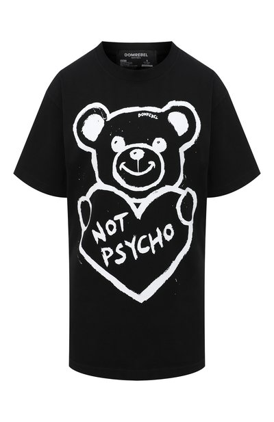 Женская хлопковая футболка DOMREBEL, арт. PSYCH0/B0X T-SHIRT/W