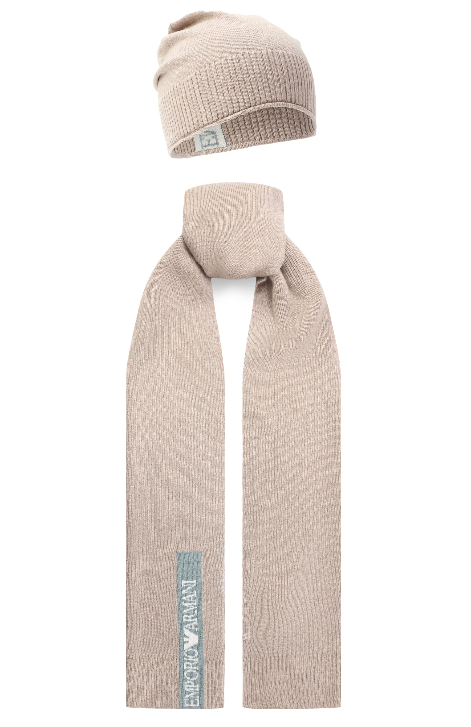 Комплект из шапки и шарфа EMPORIO ARMANI, арт. EB000811/AF17340, фото 1