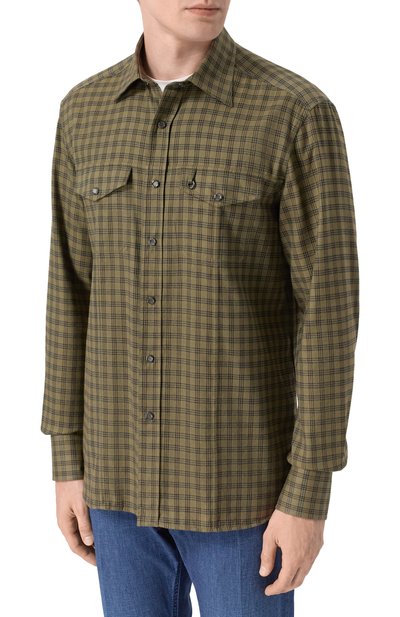 Рубашка из хлопка и лиоцелла STEFANO RICCI, арт. MC007067/BN2822, фото 3