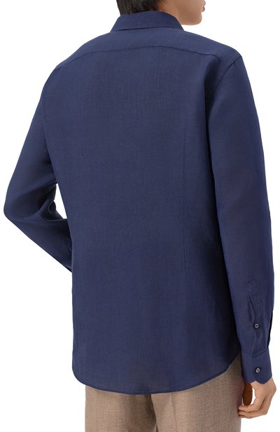 Льняная рубашка BOSS CAMEL, арт. 50560284, фото 4