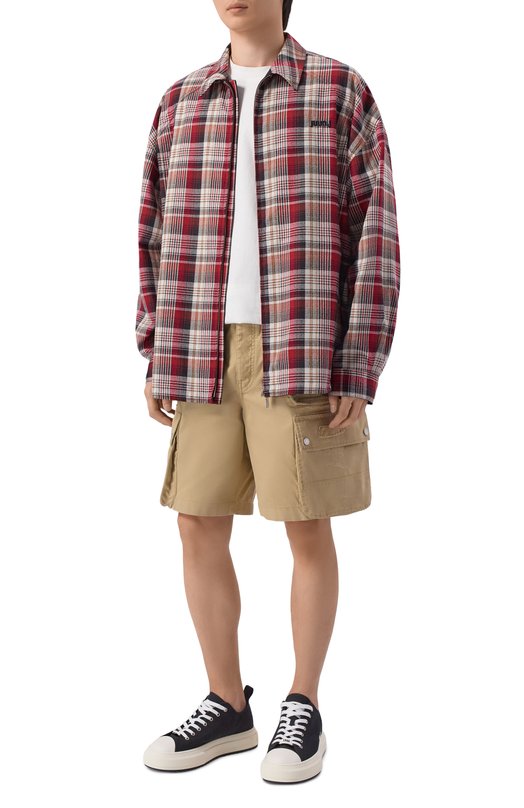 Хлопковые шорты Dsquared2 S74MU0962/S41794 Бежевый  S74MU0962/S41794 Фото 2