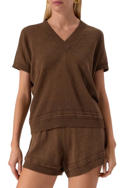 Пуловер изо льна и хлопка MVST, арт. WS61-616MU, фото 3