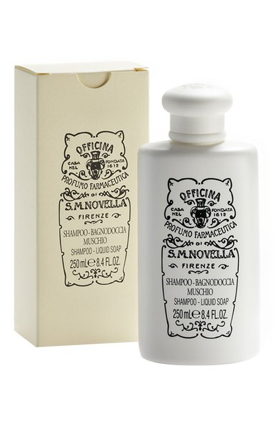 Шампунь-гель для душа muschio (250ml) SANTA MARIA NOVELLA бесцветного цвета по цене 3900 руб., арт. SMN7010730, фото 2 Шампунь-гель для душа muschio (250ml) SANTA MARIA NOVELLA, арт. SMN7010730, фото 2