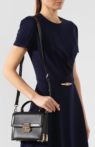 Сумка jayne small MICHAEL MICHAEL KORS черного цвета по цене 34700 руб., арт. 30F8GJMM2T, фото 5 Сумка jayne small MICHAEL MICHAEL KORS, арт. 30F8GJMM2T, фото 5