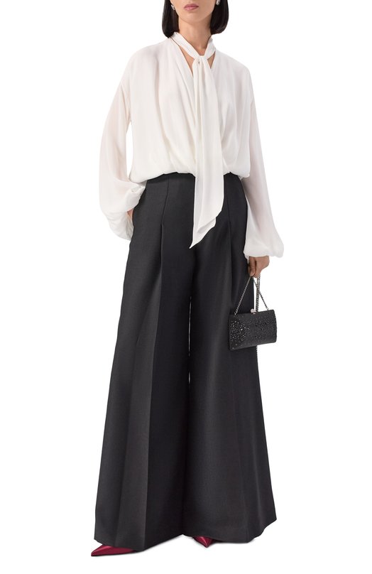 Шелковая блузка Giambattista Valli 25FWPVCL1104/59SAB Белый  25FWPVCL1104/59SAB Фото 2