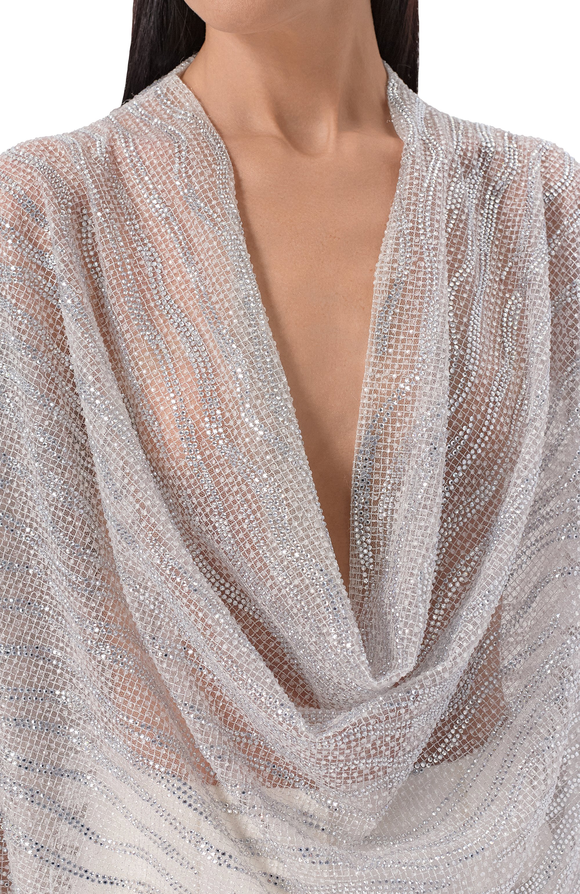 Блузка с отделкой стразами GIORGIO ARMANI, арт. GW000943/AF15017, фото 5