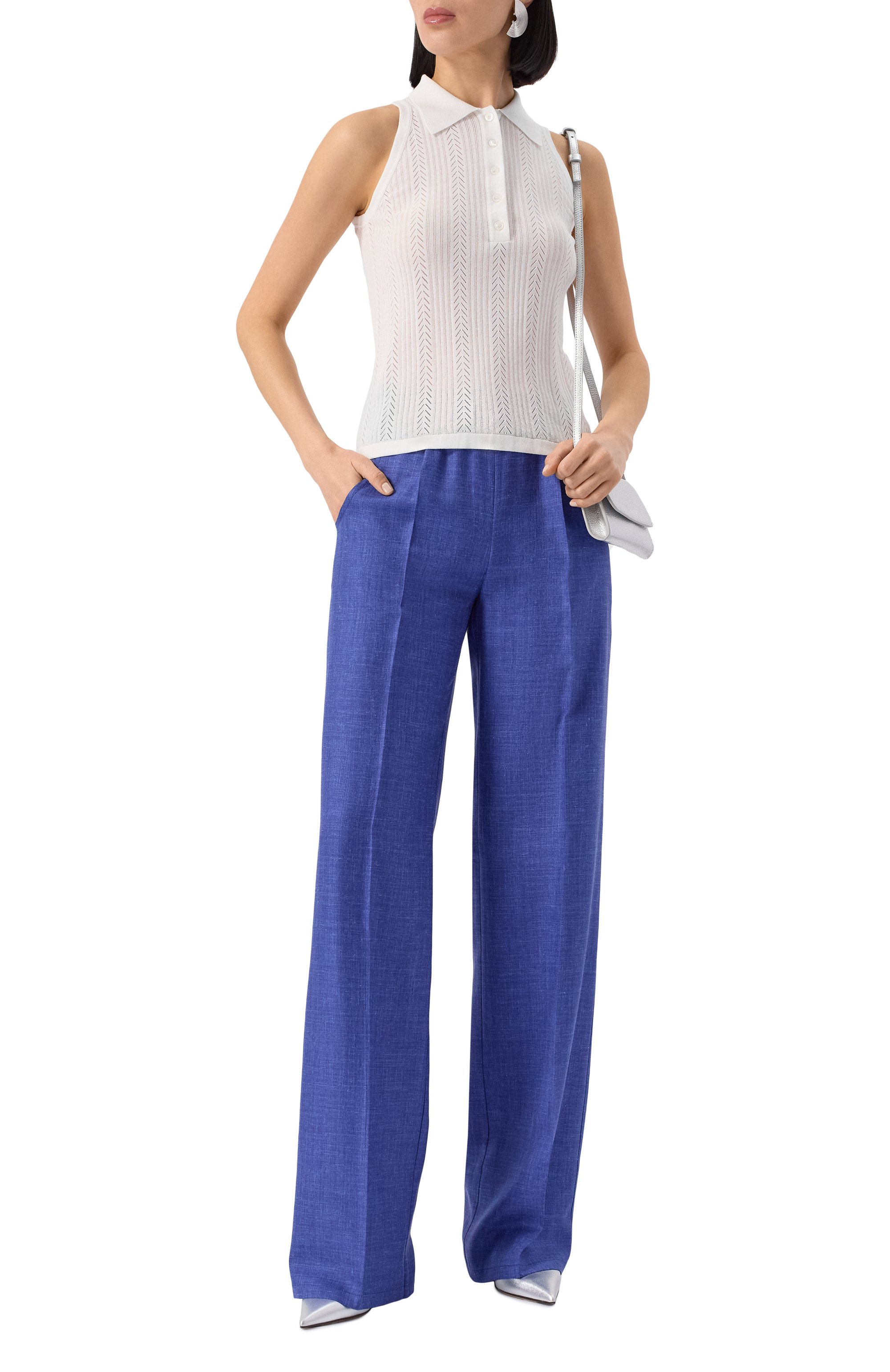 Брюки из шерсти и шелка KITON, арт. D48122K0941E01, фото 2