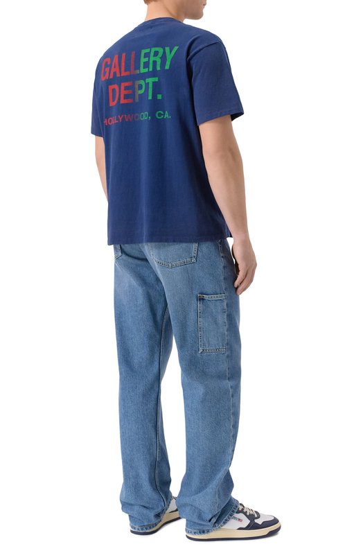 Хлопковая футболка Gallery Dept. BT-10303 Синий  BT-10303 Фото 2
